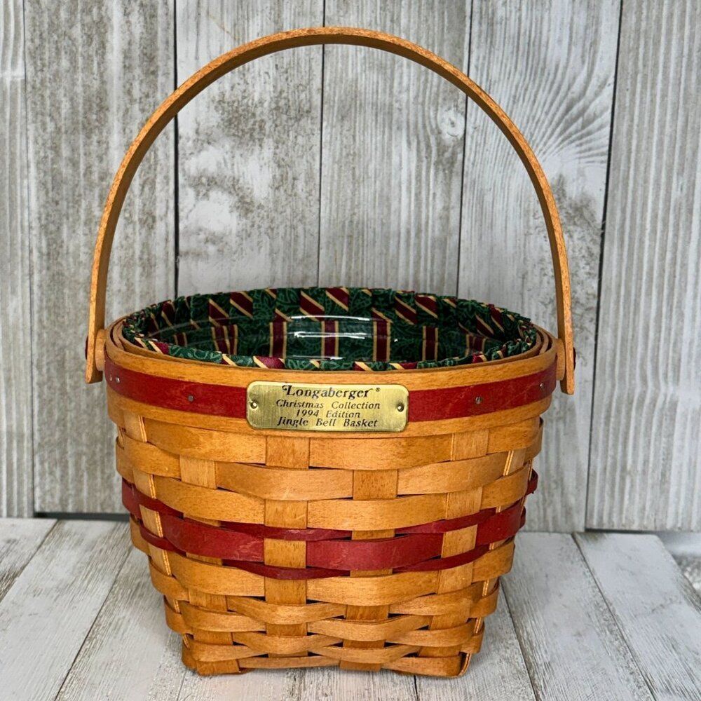 Longaberger 1994 Christmas Collection Jingle Bell Basket